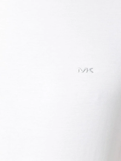 Michael Kors Mens Gingham Short Sleeve Button-down Shirt In White