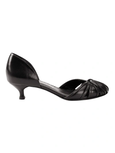 Shop Sarah Chofakian Low-heel Sarah Pumps In Black