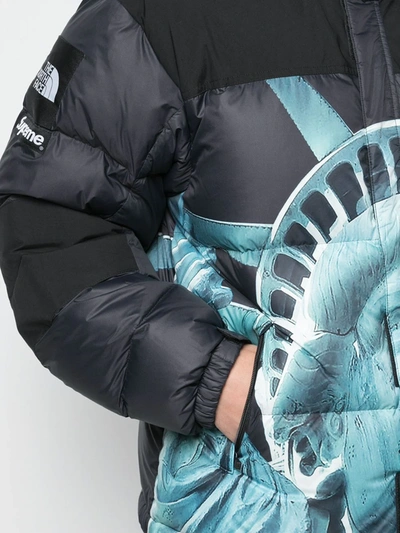 Shop Supreme X The North Face Baltoro Padded Jacket In Black