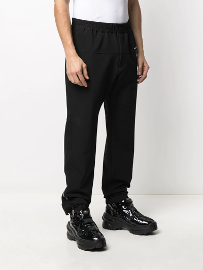 Alyx Zip Cuff Logo Trackpants In Black