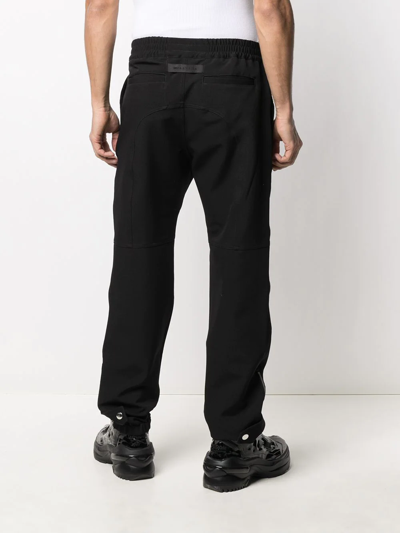 Alyx Zip Cuff Logo Trackpants In Black