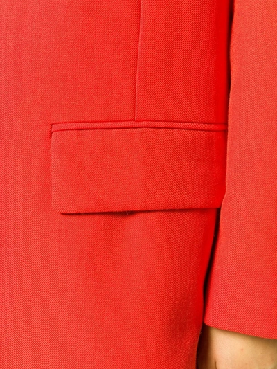 Shop Ami Alexandre Mattiussi Long-length Coat In Red