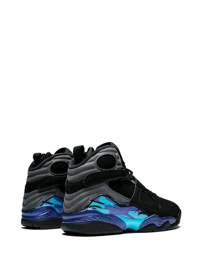 Shop Jordan Air  8 Retro "aqua" Sneakers In Black