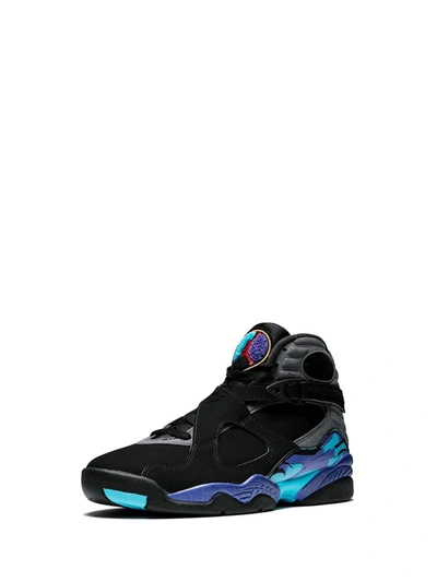 Shop Jordan Air  8 Retro "aqua" Sneakers In Black