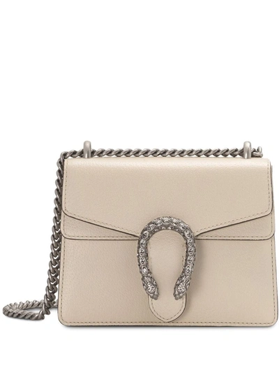 Shop Gucci Mini Dionysus Shoulder Bag In Neutrals