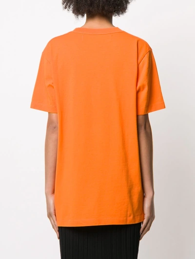 Shop Off-white Swimming T-shirt In Orange
