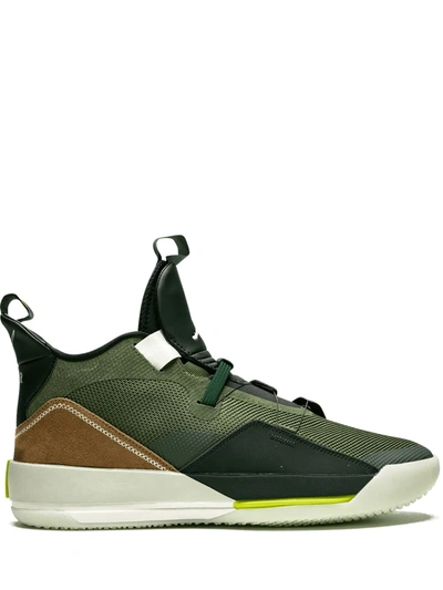 Jordan X Travis Scott Air 33 Nrg Sneakers In Green | ModeSens