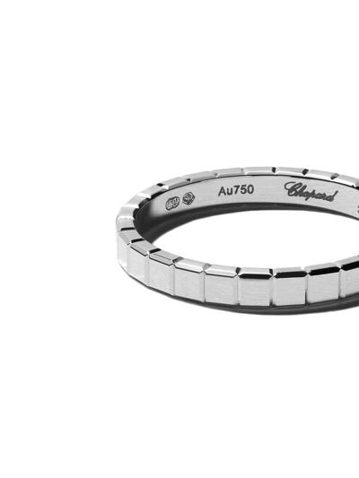 Chopard 18kt White Gold Ice Cube Pure Ring In Fairmined White Gold