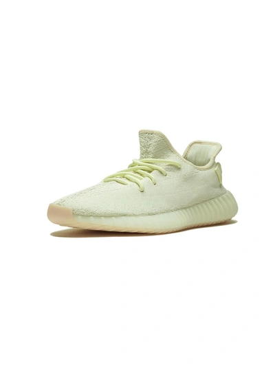 Adidas Originals Adidas Yeezy Boost 350 V2 Knit Sneakers In Ice Yellow Cotton In Neutrals