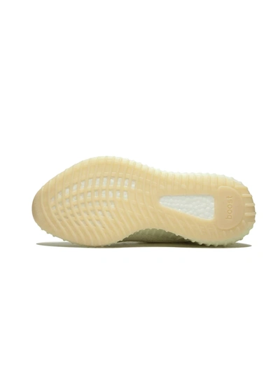 Adidas Originals Adidas Yeezy Boost 350 V2 Knit Sneakers In Ice Yellow Cotton In Neutrals