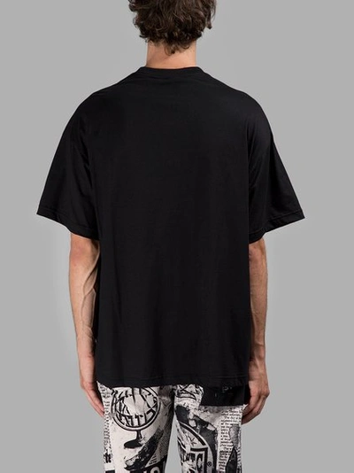 Shop Ktz  Black T-shirt With White Print