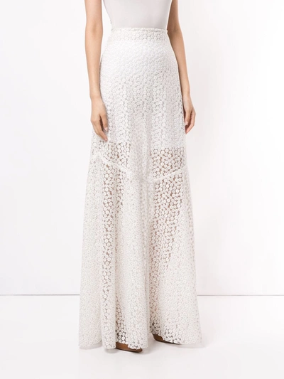 Macgraw Embroidered Majestic Skirt In White