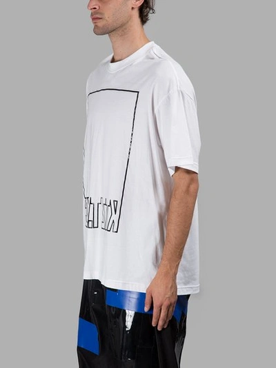 Shop Ktz  White T-shirt With Black Print