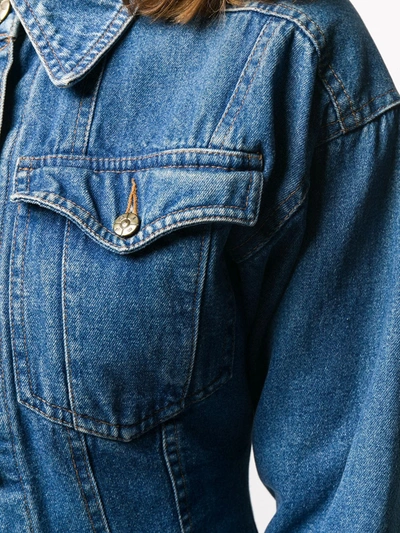 Pre-owned Fendi 1990s Denim Jacket In Blue