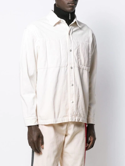 Diesel Red Tag Press-stud Fastening Shirt Jacket In Neutrals