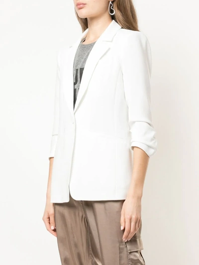 Shop Cinq À Sept Crepe Khloe Blazer In White