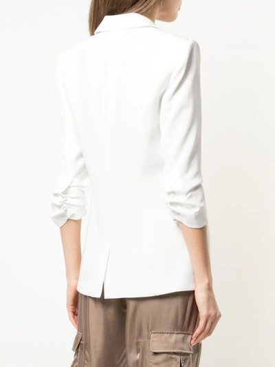 Shop Cinq À Sept Crepe Khloe Blazer In White