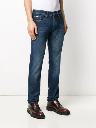 Hugo Boss Boss Men's Charleston 4 Extra-slim-fit Jeans In Blue