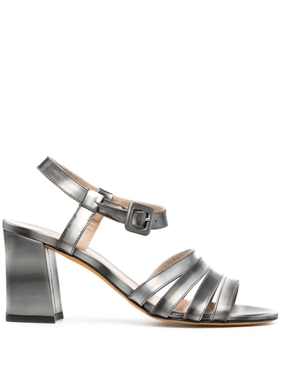 Shop Maryam Nassir Zadeh Palma High-heel Sandals In Grey