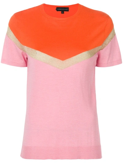 Shop Cashmere In Love Igne Knitted Top In Pink