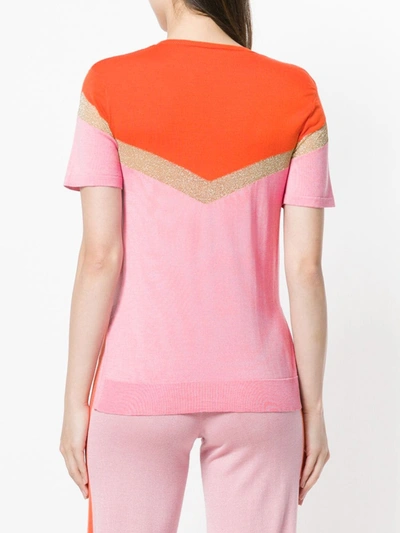 Shop Cashmere In Love Igne Knitted Top In Pink