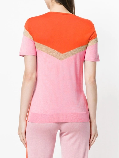 Cashmere In Love Igne Knitted Top In Pink