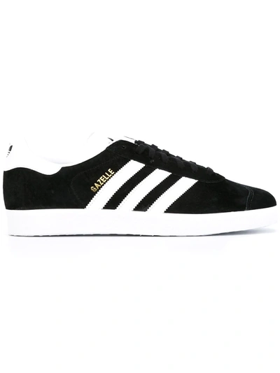 Shop Adidas Originals Gazelle "cblack/white/goldmt" Sneakers In Black