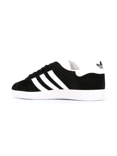 Shop Adidas Originals Gazelle "cblack/white/goldmt" Sneakers In Black