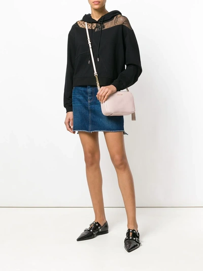 Michael Michael Kors Ginny Cross Body Bag In Pink