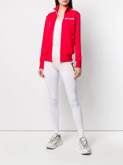 Philipp Plein Logo Active Leggings In Pink
