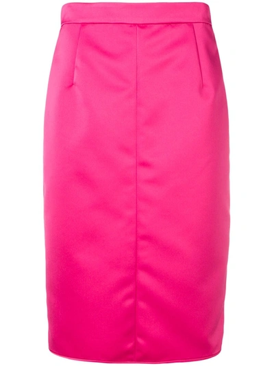 Shop N°21 Panelled Pencil Skirt In Pink