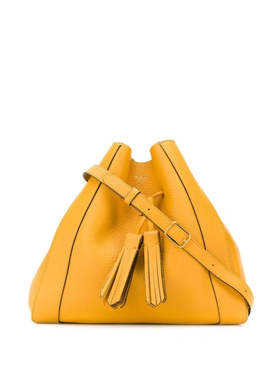 Shop Mulberry Small Millie Shoulder Bag In Yellow