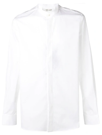 Shop Saint Laurent Formal Shirt In White