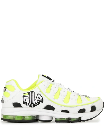 Shop Msgm X Fila Silva Sneakers In White