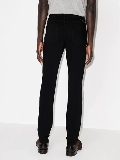 Shop Paige Lennox Slim-fit Jeans In Black
