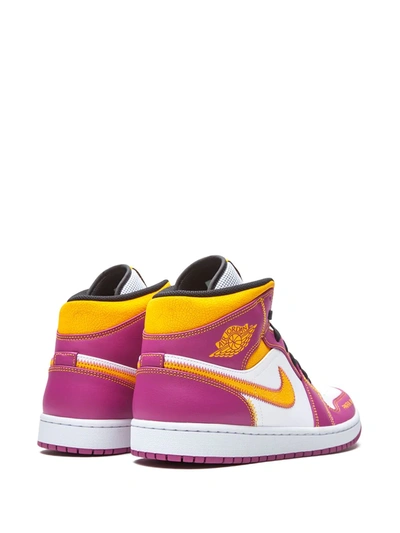Shop Jordan Air  1 Mid "dia De Los Muertos" Sneakers In Pink