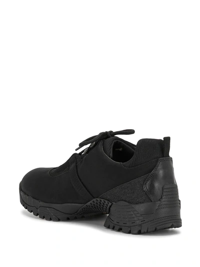 Shop Alyx Canvas-panelled Sneakers In Black