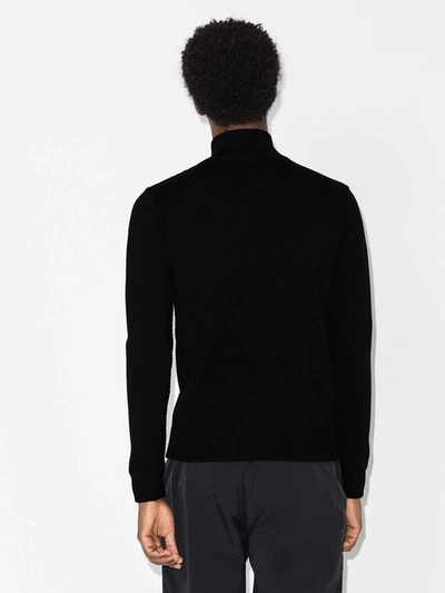 Shop A-cold-wall* High-neck Front-zip Jumper In Black