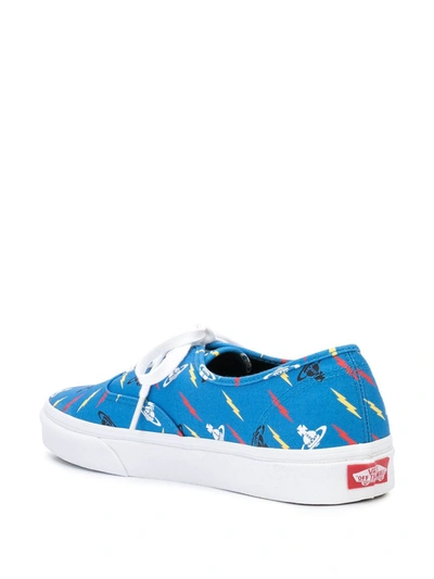 Shop Vans X Vivienne Westwood Authentic "anglomania" Sneakers In Blue