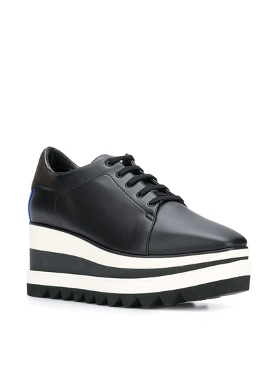 Stella Mccartney Sneakelyse Lace-up Bright Sneakers In Black