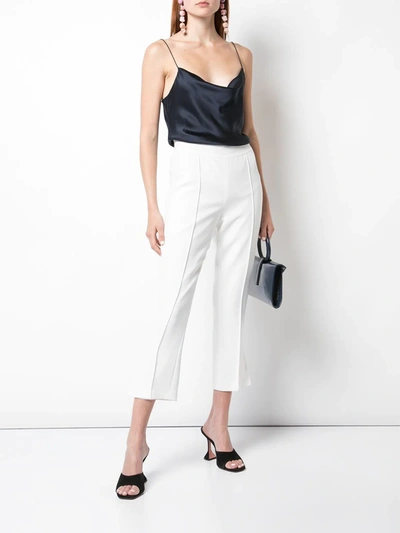 Shop Cinq À Sept Atticus Trousers In White