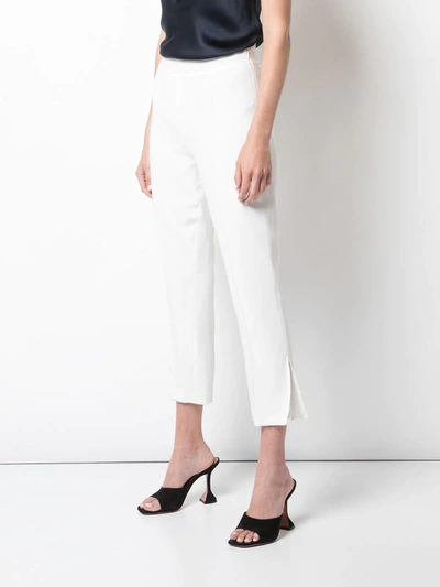 Shop Cinq À Sept Atticus Trousers In White