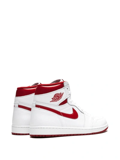 Jordan Air  1 Retro High Og Metallic Red In White