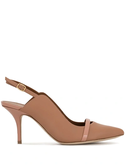 Shop Malone Souliers Marion Pumps In Brown