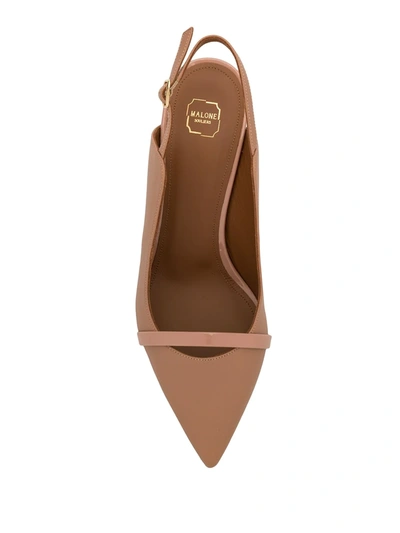 Shop Malone Souliers Marion Pumps In Brown