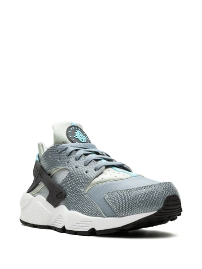 Shop Nike Air Huarache Run Sneakers In Grey