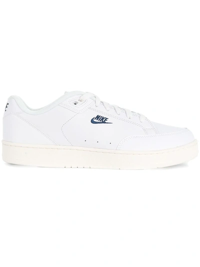 Nike Grandstand Ii Leather Sneakers In White | ModeSens