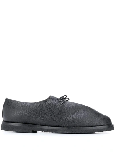 Shop Mackintosh X Jacques Solovière Lace-up Shoes In Black