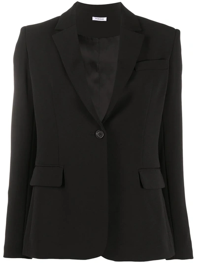 P.a.r.o.s.h Parosh Classic Single-breasted Blazer In Black