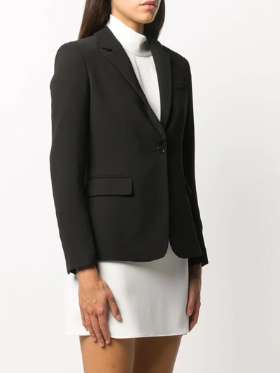 P.a.r.o.s.h Parosh Classic Single-breasted Blazer In Black